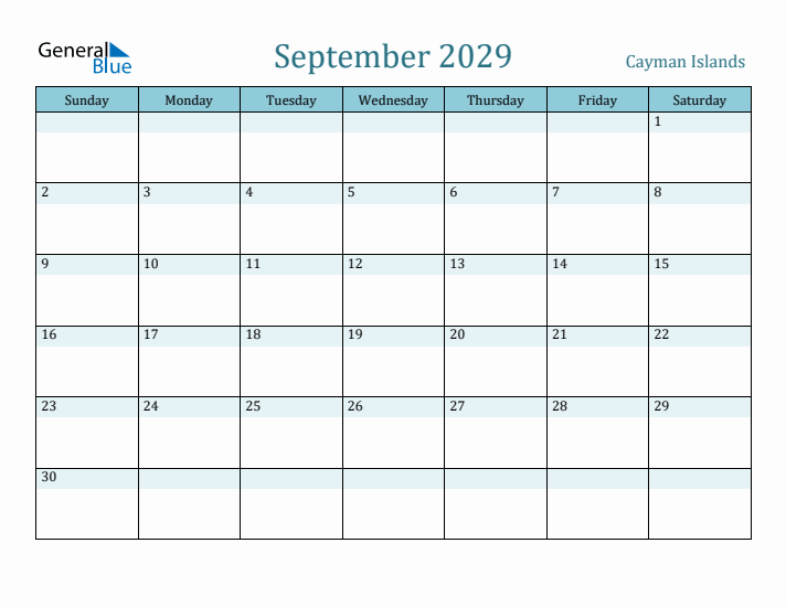 September 2029 Calendar with Holidays