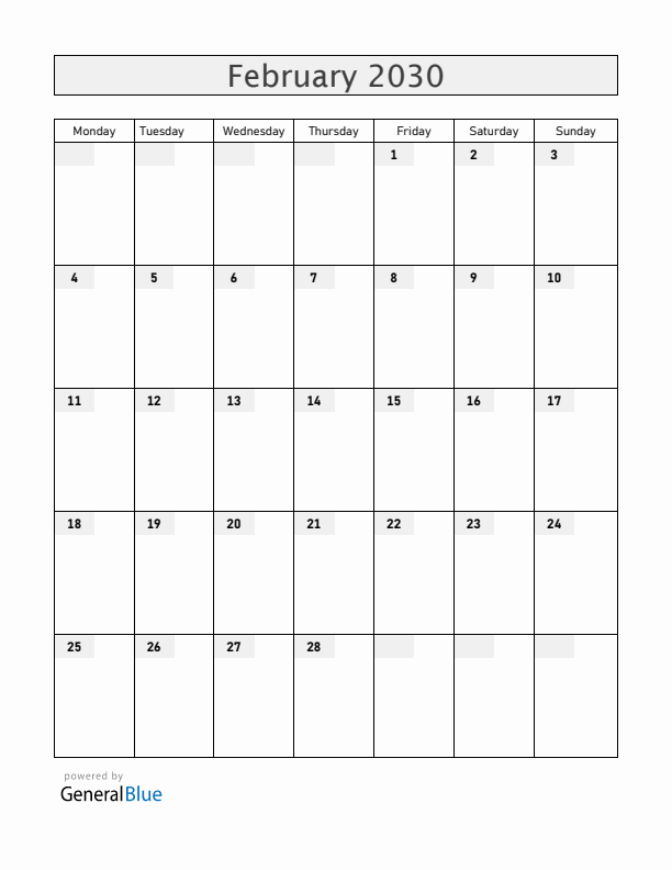 Mayotte February 2030 Calendar with Holidays