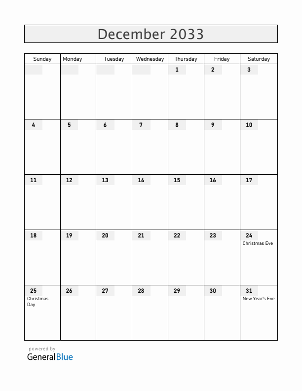Guatemala December 2033 Calendar with Holidays