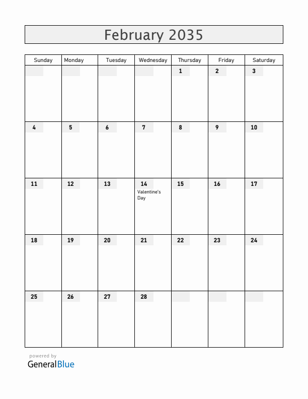 Belgium February 2035 Calendar with Holidays