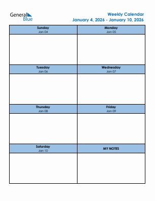 Downloadable, editable and printable current year calendar 2026