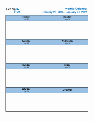 Downloadable, editable and printable current year calendar 2026