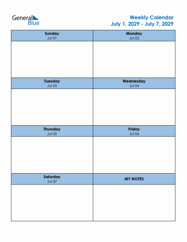 Editable Weekly Planner
