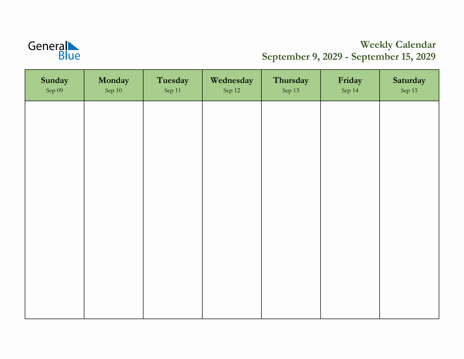 2029 Free Downloadable Weekly Planner (Week 37)
