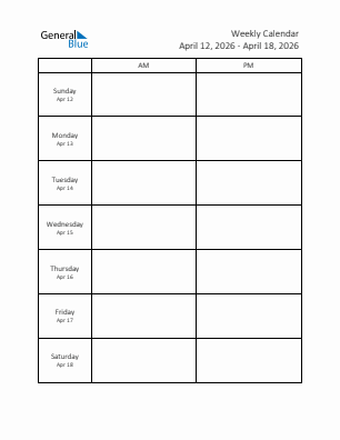 Downloadable, editable and printable current year calendar 2026