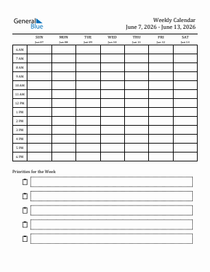 Downloadable, editable and printable current year calendar 2026