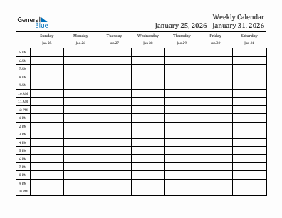 Downloadable, editable and printable current year calendar 2026