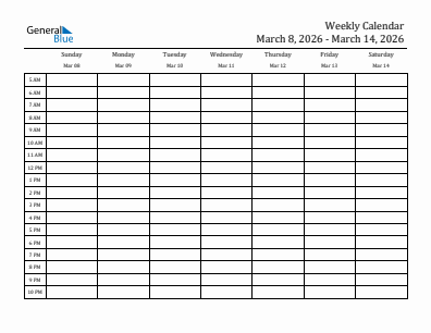 Downloadable, editable and printable current year calendar 2026