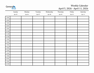 Downloadable, editable and printable current year calendar 2026