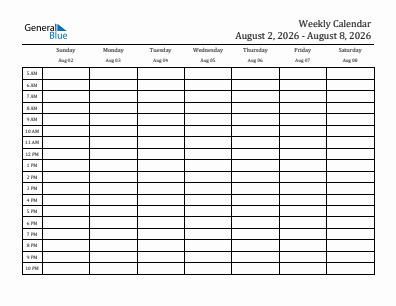Downloadable, editable and printable current year calendar 2026