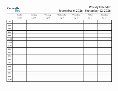 Downloadable, editable and printable current year calendar 2026