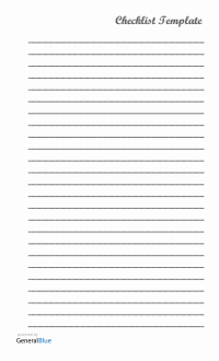 checklist template pdf a4