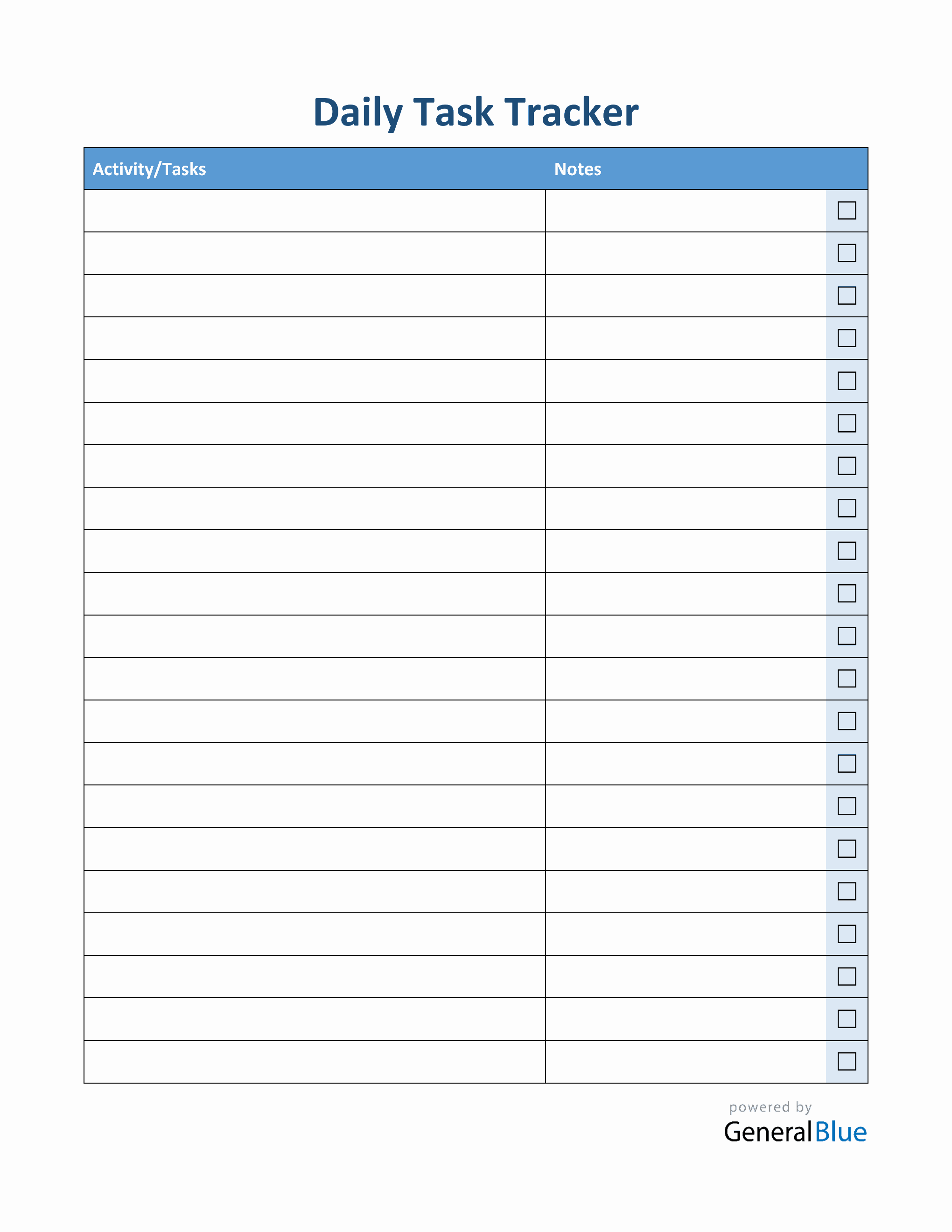 Daily Round Checklist.pdf Free PDF Daily Checklist Template (Basic)