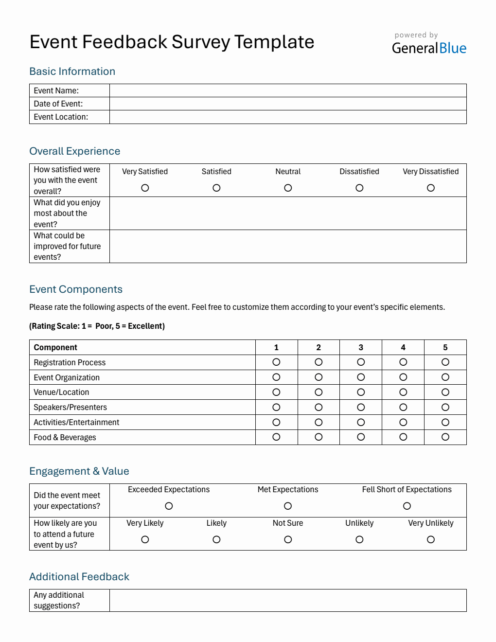 Free Word Event Evaluation Templates Free word event evaluation templates