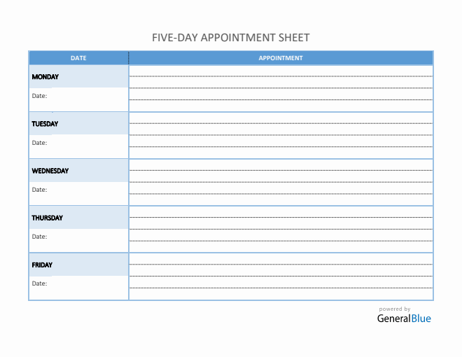 Appointment Templates