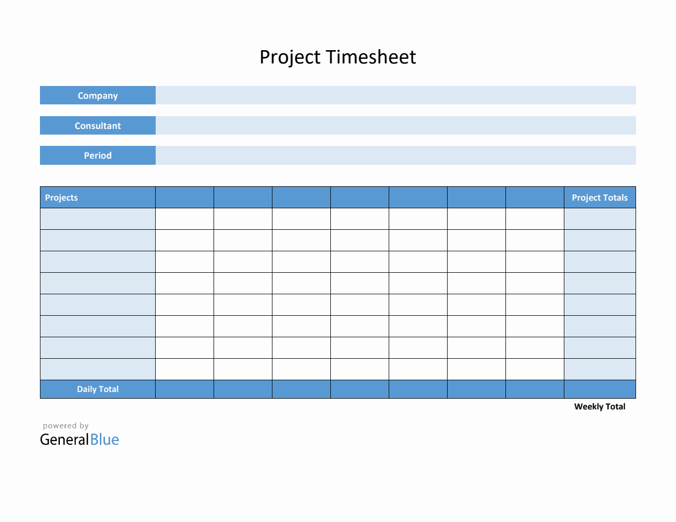 Timesheet Templates
