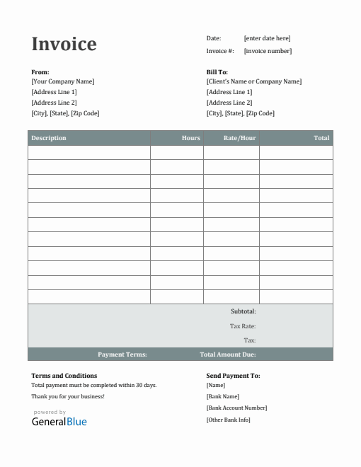Invoice Templates