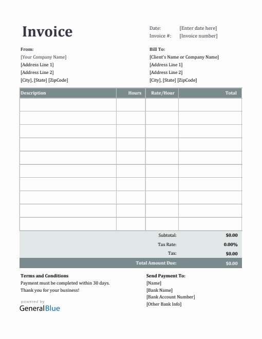 Invoice Templates