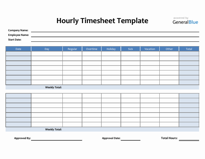 Timesheet Templates