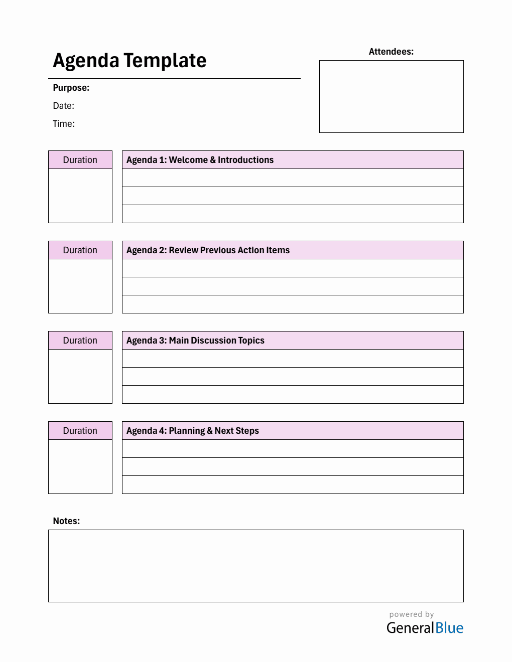 Free PDF Agenda Templates free-pdf-agenda-templates