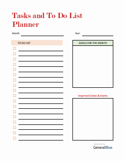 Free Basic Planner PDF Template
