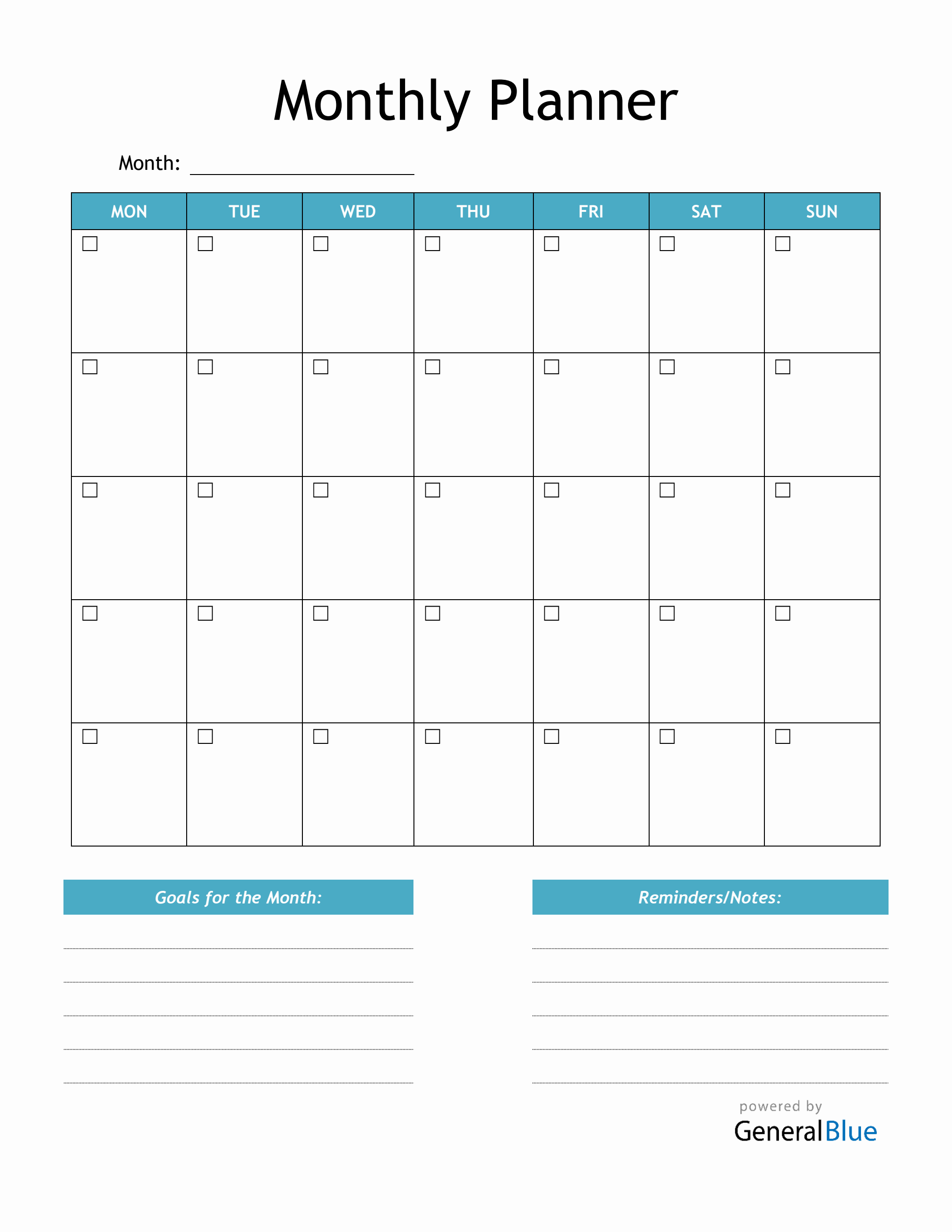 Free Word Monthly Planner Templates free-word-monthly-planner-templates