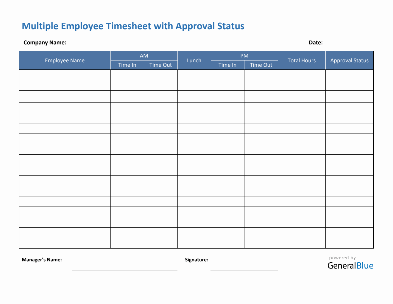 Printable Timesheets For Multiple Employees Printable Timesheets For Multiple Employees