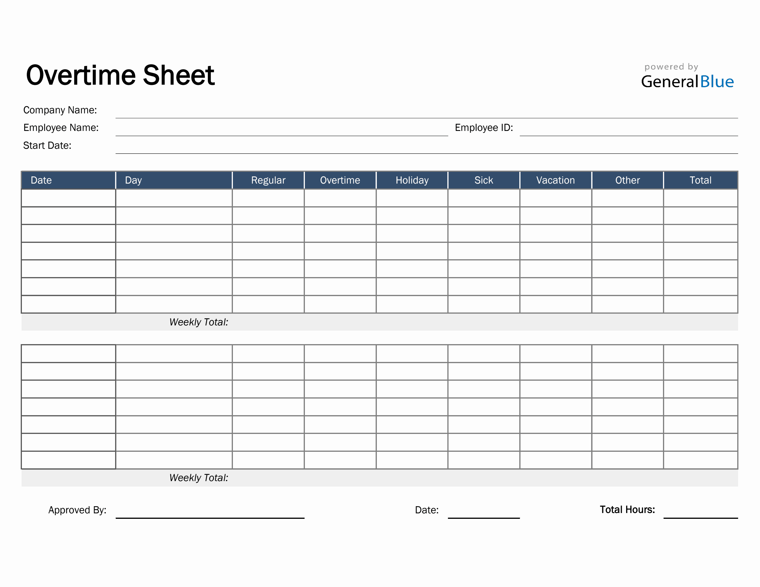 Overtime Sheet In Excel Basic  Overtime Sheet In Excel Basic