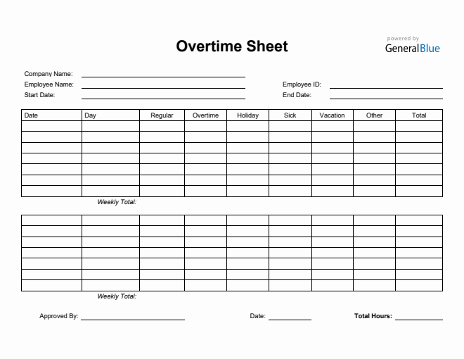 timesheet templates