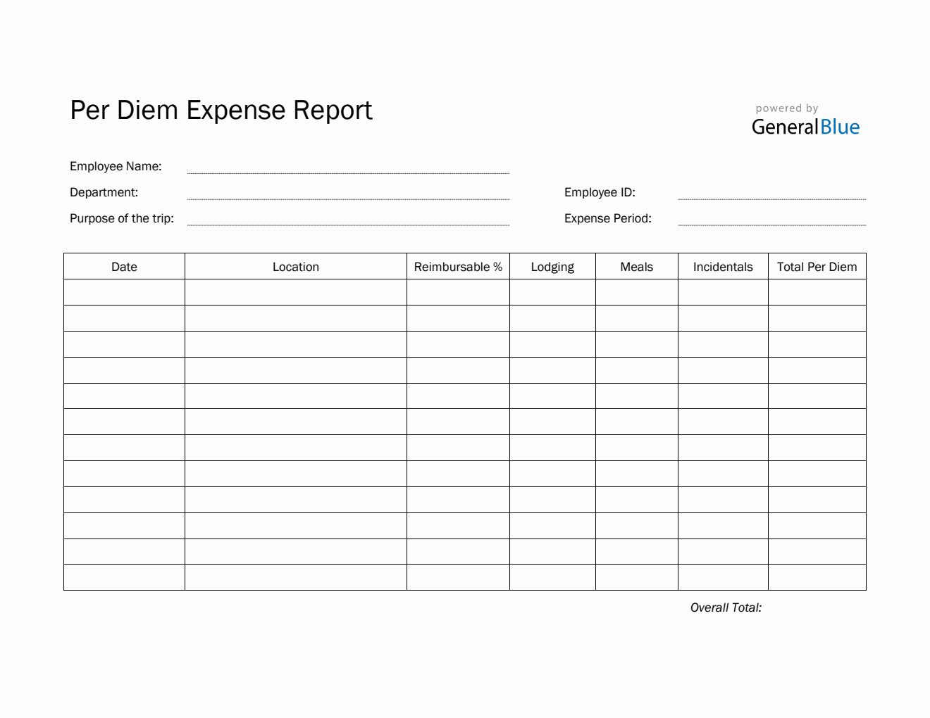 Store Expense Form Expense Form Template Word
