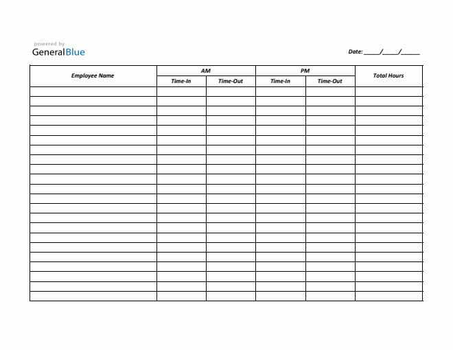 timesheet templates