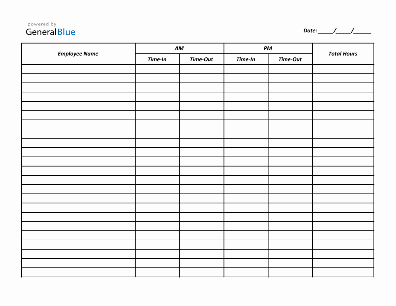 Clock In Clock Out Excel Template Time Sheet Template For Microsoft