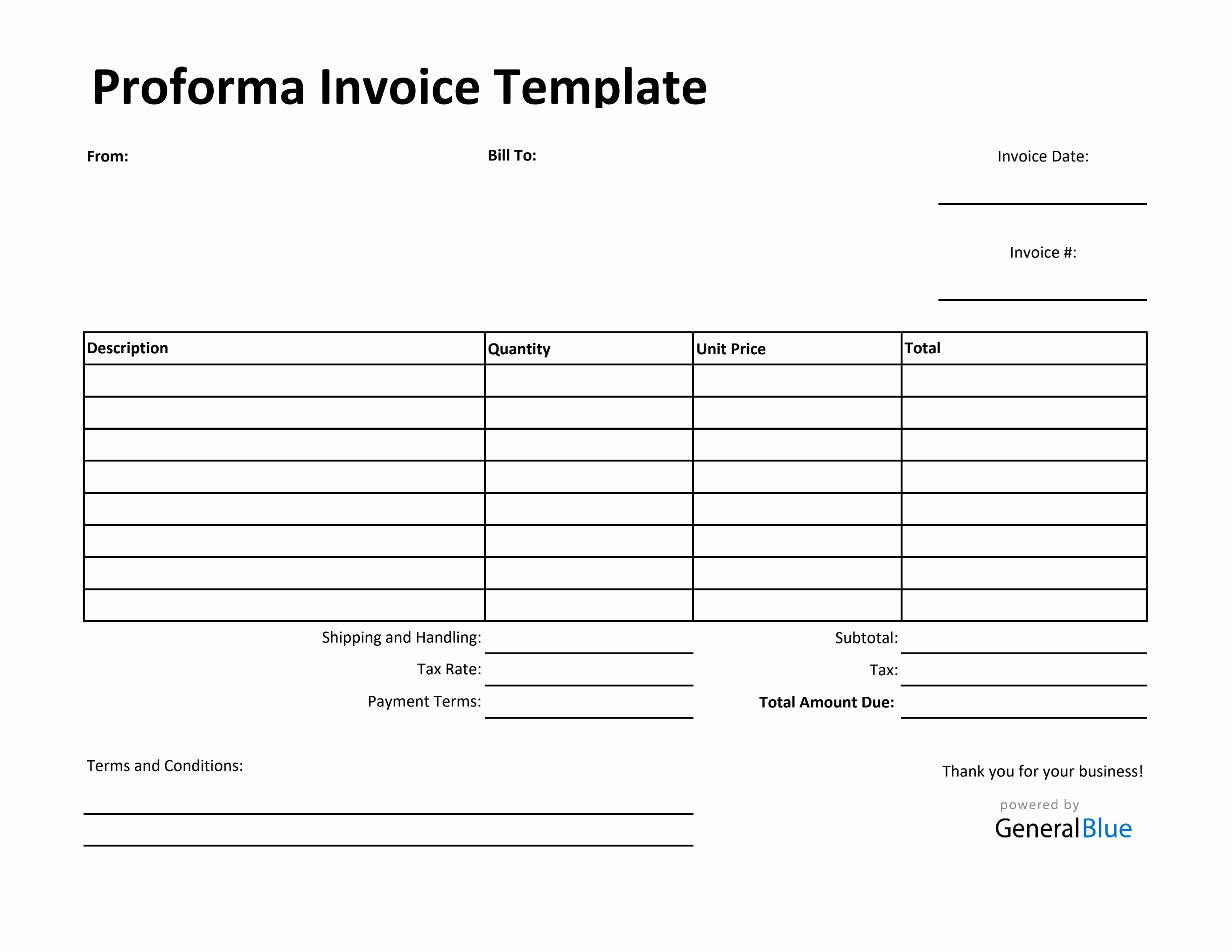 Printable Proforma Invoice Template In Excel printable-proforma-invoice-template-in-excel