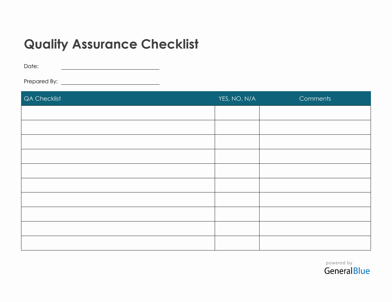 Quality Checklist Example.pdf Quality Checklist Pdf Free PDF Checklist Templates