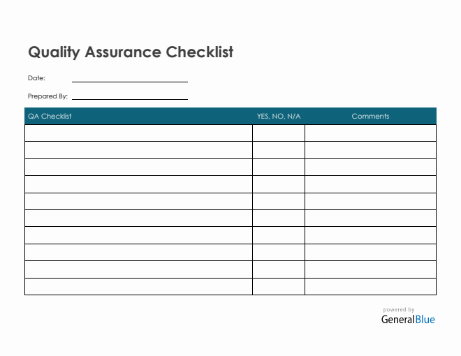 Checklist Templates