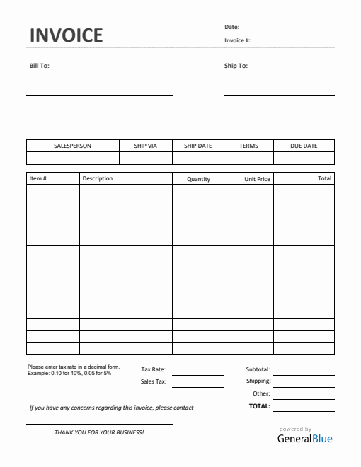 Invoice Templates