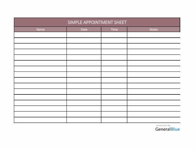Appointment Templates