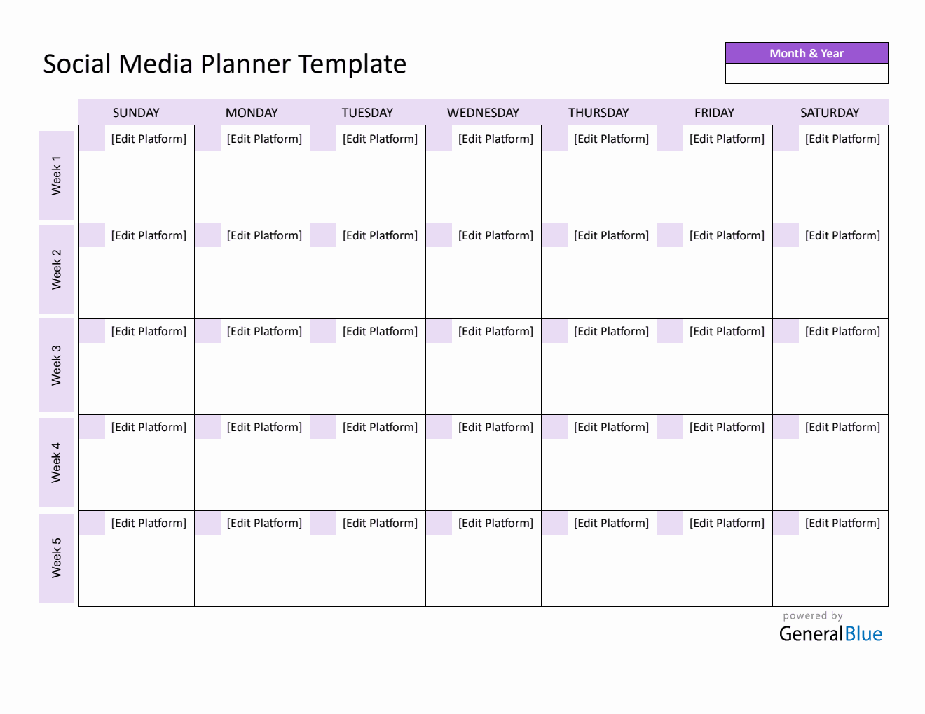 Free Word Planner Templates Free word planner templates