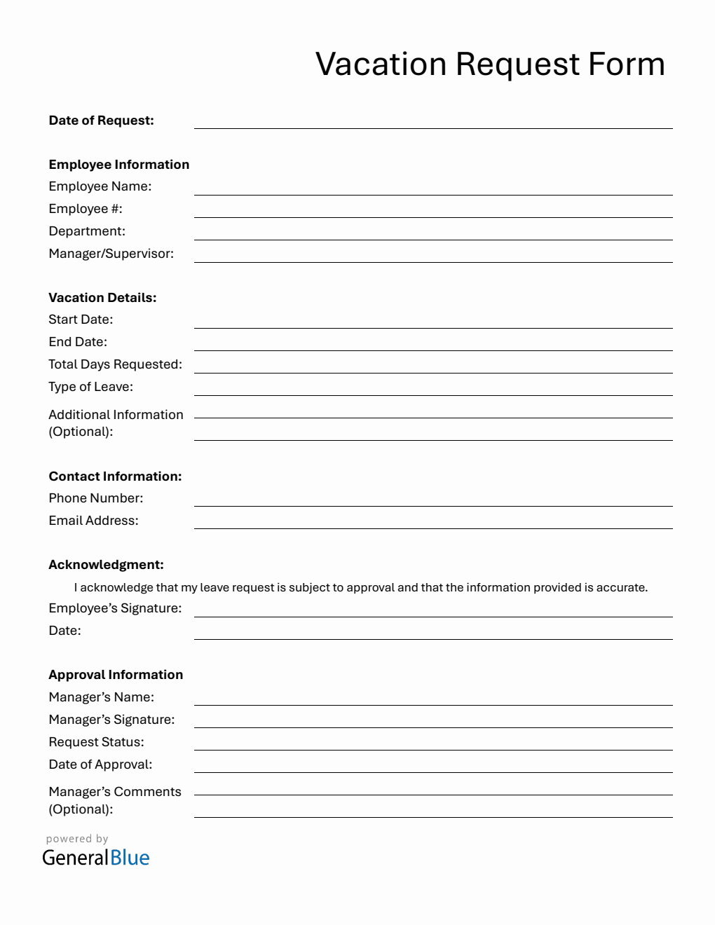 Request Form Templates Request Form Templates