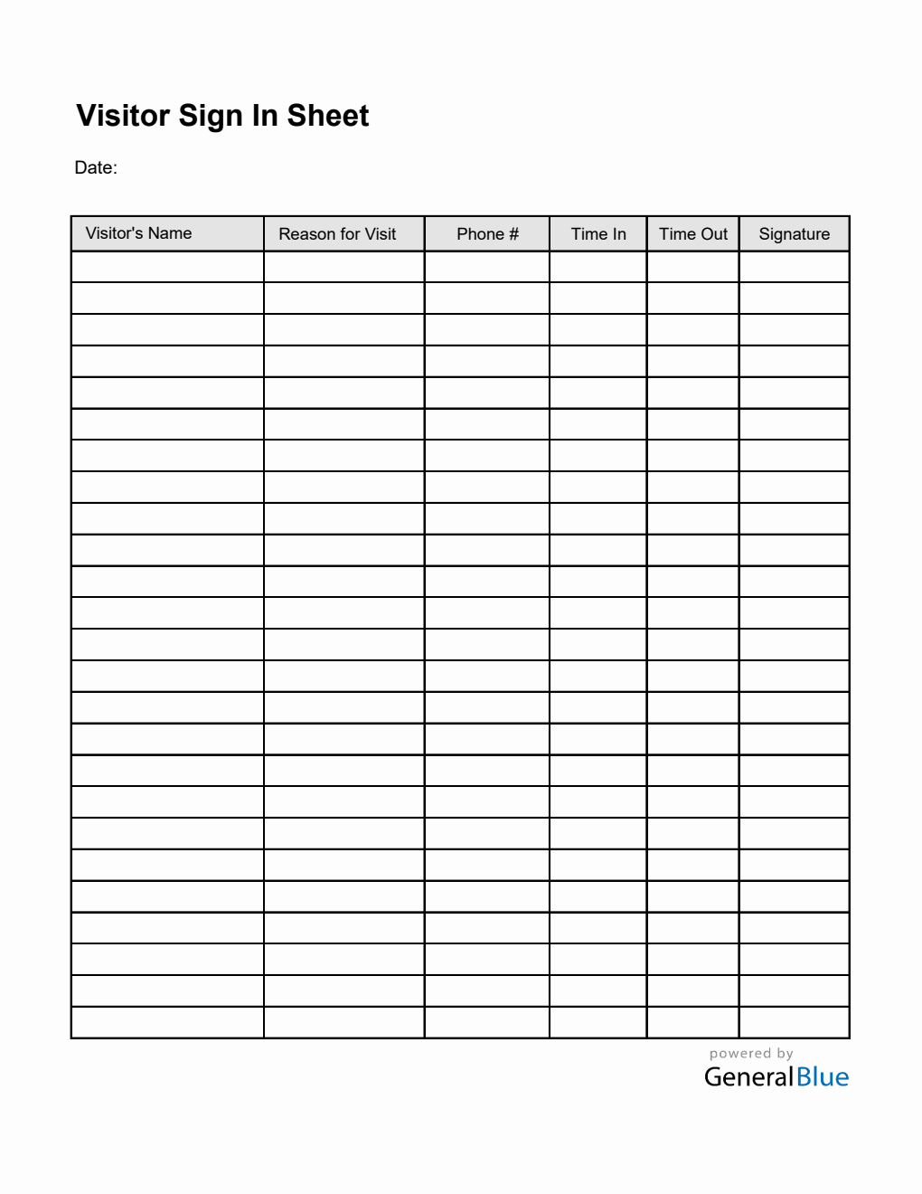 Example Visitor Sign In Sheet Excel Visitor Sign In Sheet Template at Jeremy Perrin blog