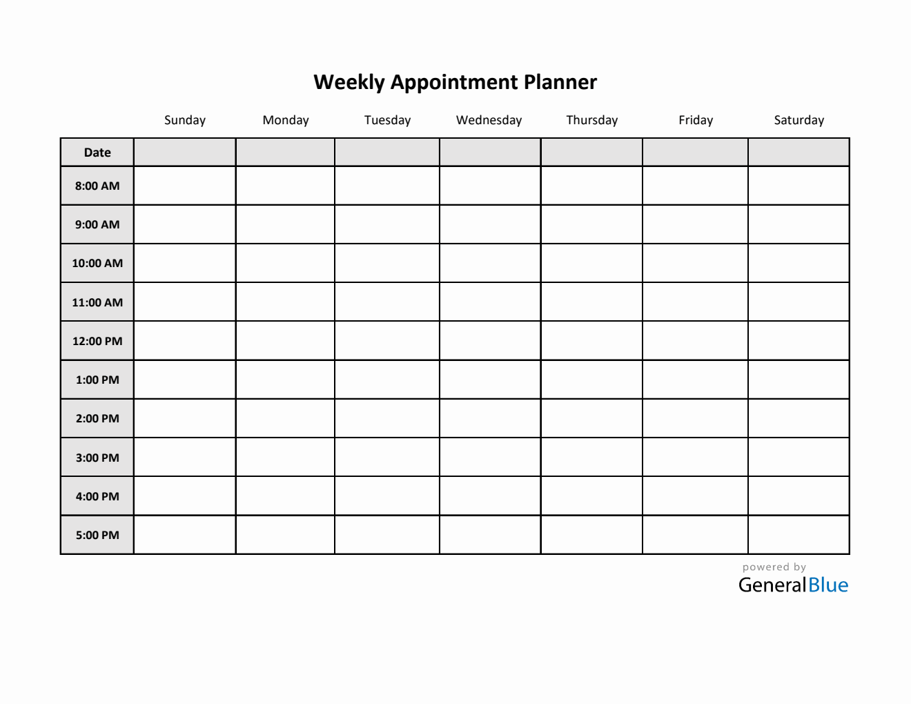 weekly-appointment-planner-in-excel-basic