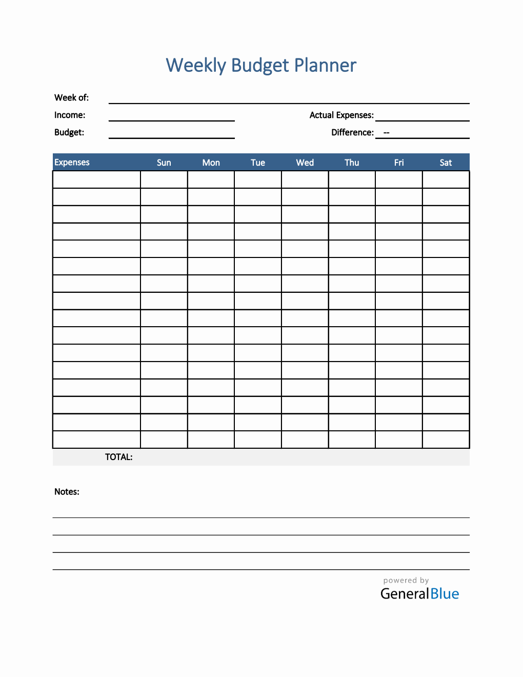 Bi Weekly Budget Planner Template, Paycheck Budget Printable
