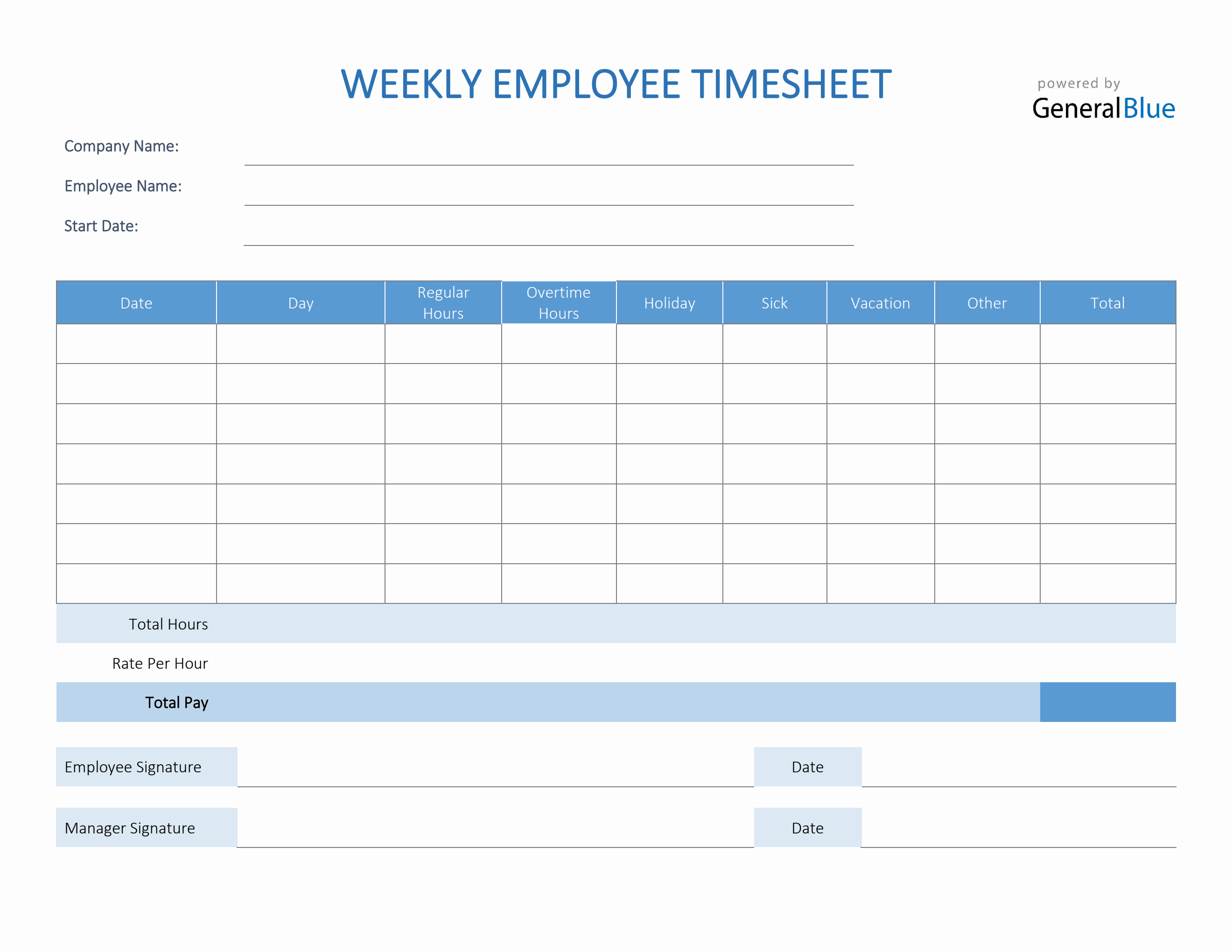 Monthly Timesheet Template For Excel And Google Sheets Free Printable 