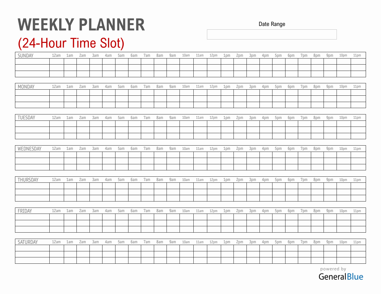 Fillable Week Schedule.pdf Weekly Schedule Fillable PDF
