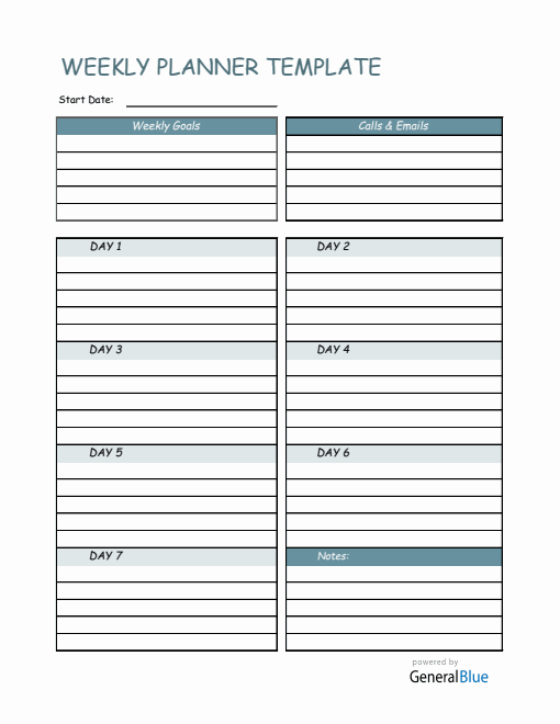 schedule templates