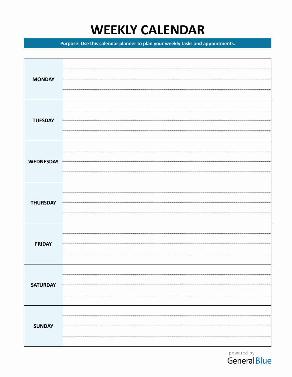 Week Template.pdf Free Weekly Planner | Landscape PDF Template