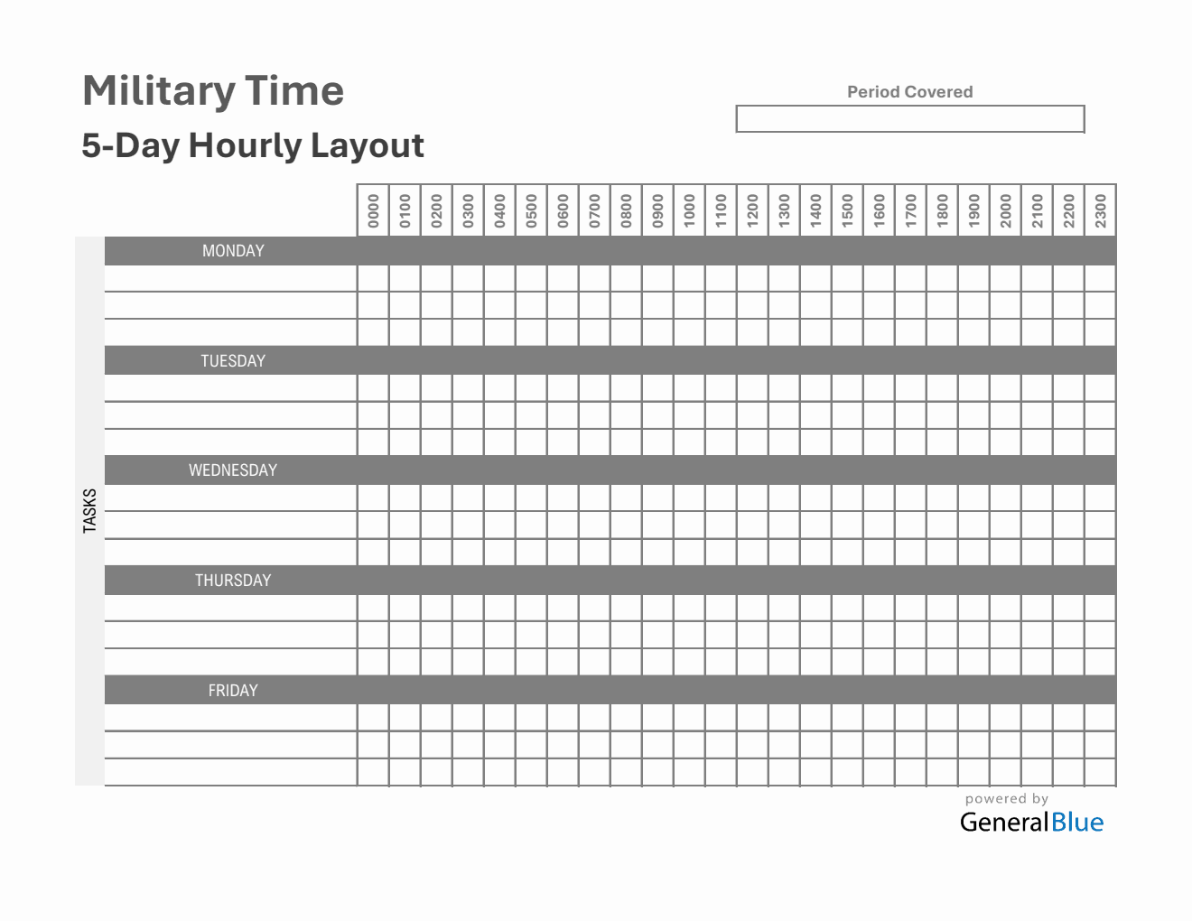 Printable Military Time 5 Day Schedule Template In Excel printable-military-time-5-day-schedule-template-in-excel