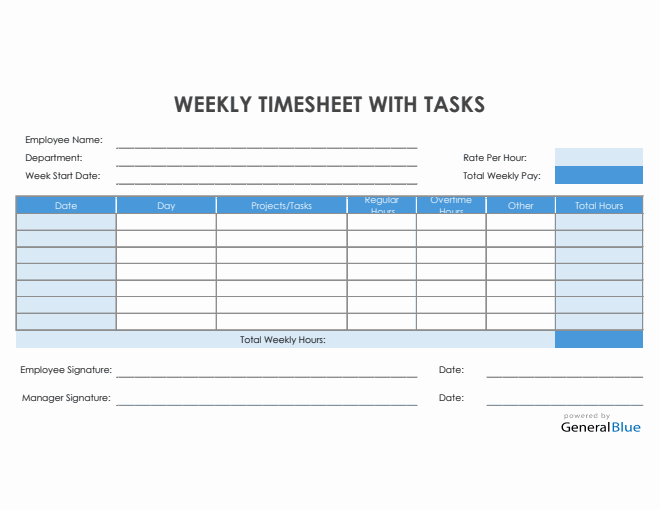 timesheet templates