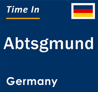 Current local time in Abtsgmund, Germany