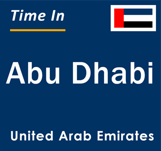 Current local time in Abu Dhabi, United Arab Emirates